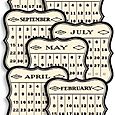 Calendrier black